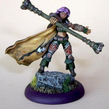 Kaya the Wildborne - Circle of Orboros (Hordes) by Csonti