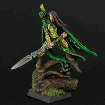 Wood Elf Lord with Great Weapon by skullboy