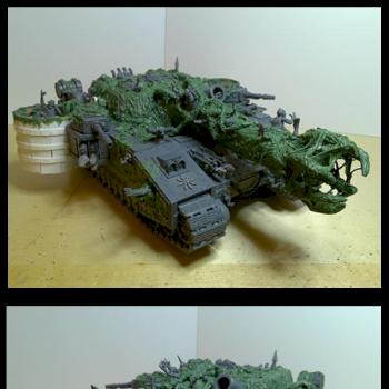 Chaos Space Marine Plaguereaper WIP by rumplemaster