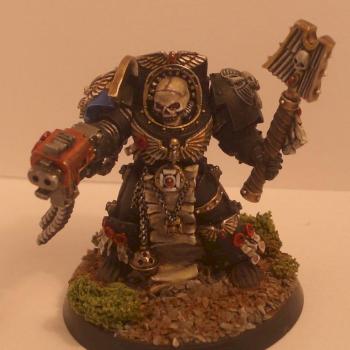 Chaplain in terminator armour by tazenda