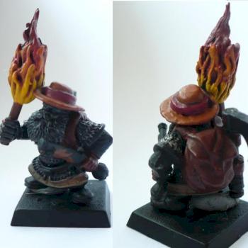 indiana jones dwarf treasure hunter wip by Dark Spawn