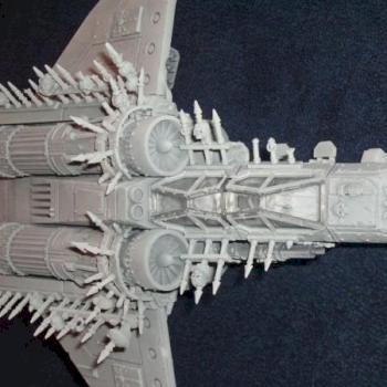 Warhammer 40k Chaos Marine Khorne Valkyrie Conversion - by TerrorFaced