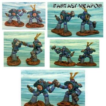Warzone - Mishima Meks (greens) by Fantasy Weapon