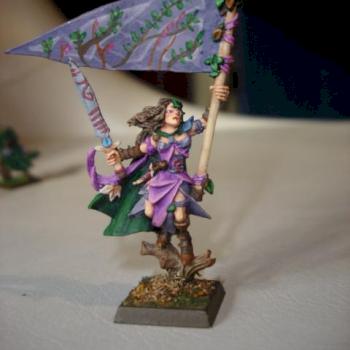 Grande bannière elfe sylvain by Magdalen
