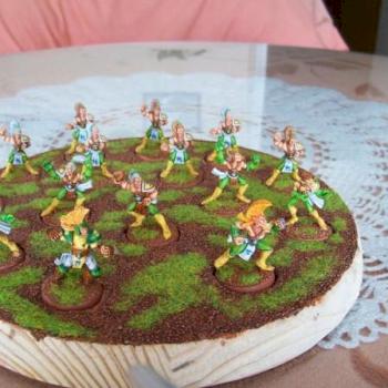 blood bowl wood elves by idonek