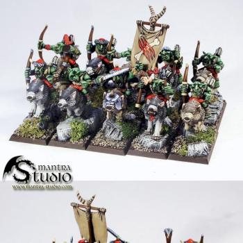 Goblin Wolf Riders by LaurelinM