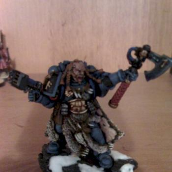 Space Wolf Rune Priest by piggysparxxx