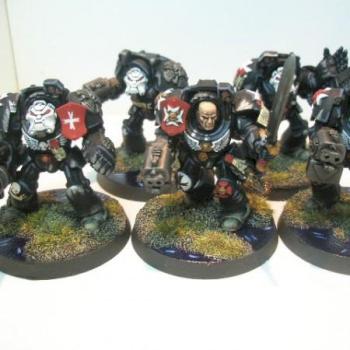Black Templar Terminator Squad - Commission by 40kshowcase