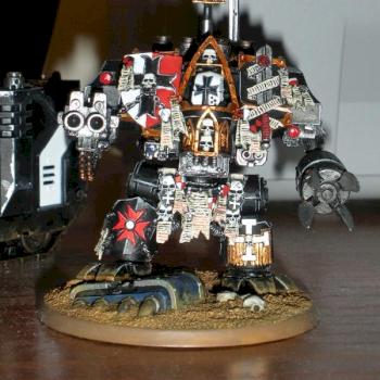 Black Templar Venerable Dreadnought by stu8sn