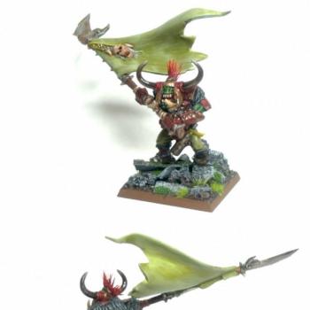Ork battle standard conversion by o0D1G1TALPUNK0o