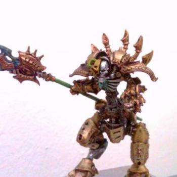 Gold Level Necron Lord by jspyd3r