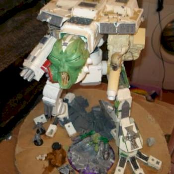 WIP ONE OF A KIND DEATH GUARD BIO TITAN SCRATCH BUILT USING ARMORCAST BITS by TerrorFaced