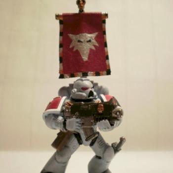 Space Wolves,Grey Hunter -Bearer by BrotherHrolf
