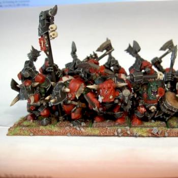 Black Orks Unit by Muette