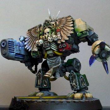 Deathwing Chaplain Dreadnought by Dezartfox