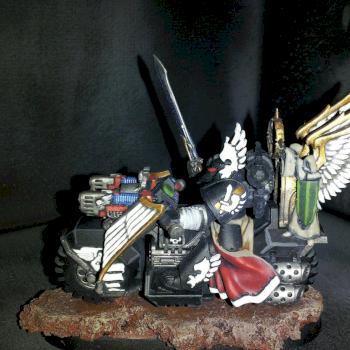 Space Marine Sergeant biker by Karkull