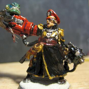 Yarick and Ork's head by Wilkaro Mitel