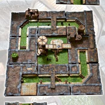 MODULAR 48x48 MALIFAUX or WH40K CHANNELS GAMEBOARD BOX by studiolevel