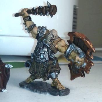 ogre chief and Mr Bones by fishnamedkarl