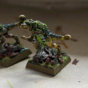 Chameleons skinks brown by puszkin