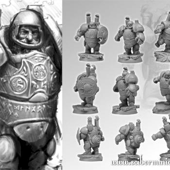 Dwarves football players by Scibor