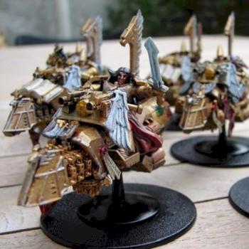 Legio Custodes JetBike Squadron by GregorEisenhorn