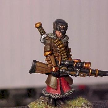 Khador Widowmaker Kaptain by RedWinter