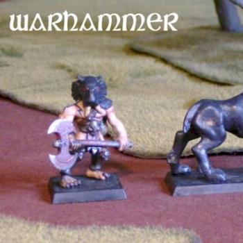 warhammer drenok and dog by Kaal979