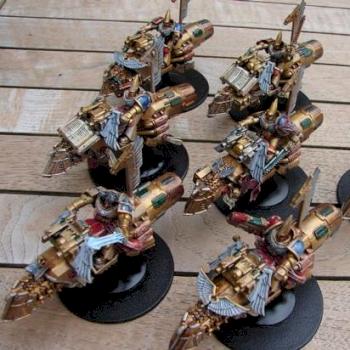 Legio Custodes JetBike Squadron by GregorEisenhorn