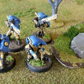 Tau Fire Warriors by Fana