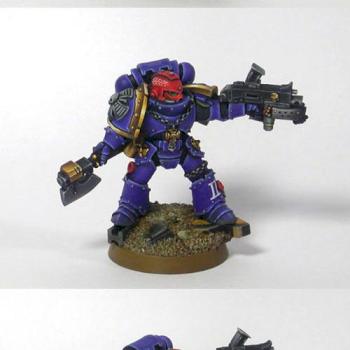 Ultramarines Veteran Sergerant by ZeroFive