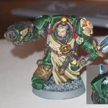 Dark Angels Terminator Captain. by mongoosejack