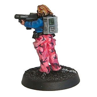 Civilian Militia Girl Technician by precinctomega