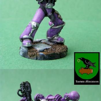 Slaanesh Space Marine Champion by Korwin Miniatures