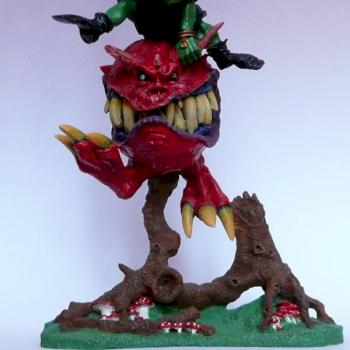 Night Goblin atop Squigg by Stront