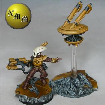 Tau Shas'ui with Shield Drone by nels0nmac