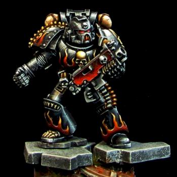 Damned Legionaire with Bolter and Grenade by Sevalsky