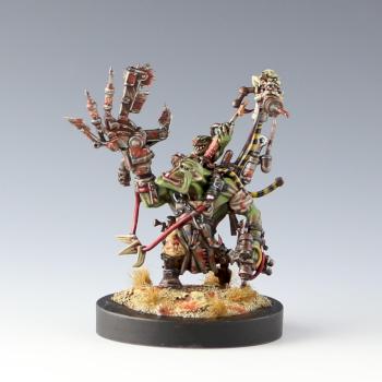 Ork Pain Boy & His Servo Skull Rot Brain by BloodASmedium
