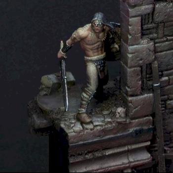 Aran, the Barbarian - Deep in the Dungeon by jarhead