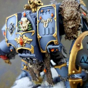 Space Wolves Venerable Dreadnought by malinek28