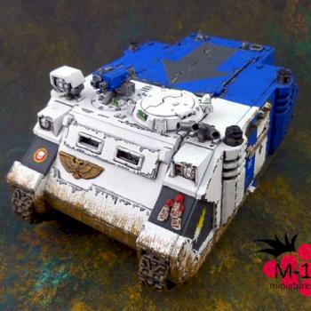 Space Marines errant Rhino by malinek28