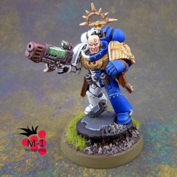 Space Marines Errant Captain by malinek28