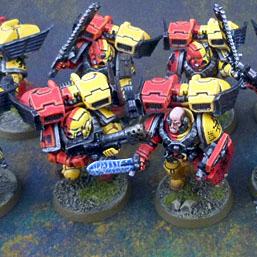 Howling Griffons Assault squad by malinek28