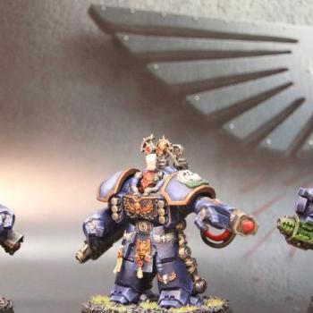 Space Marine Centurion Devastator Squad by Tallaren