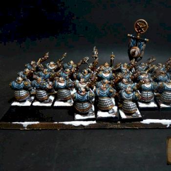 Warhammer dwarf Longbeards by Coticone Il Grigio