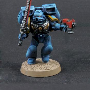 Ultramarine Assault Space Marine by Guybrush Treepwood