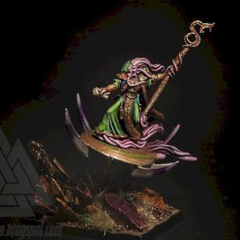 Special Edition Tzeentch Champion on Disk by Wolffghar