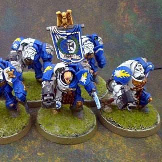 Space Marines Errant Terminator Squad by malinek28