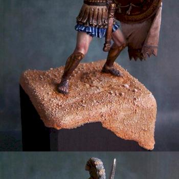 Ancient Greek soldier by zaroH