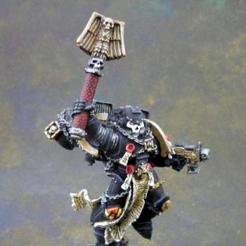 Howling Griffons Chaplain by malinek28